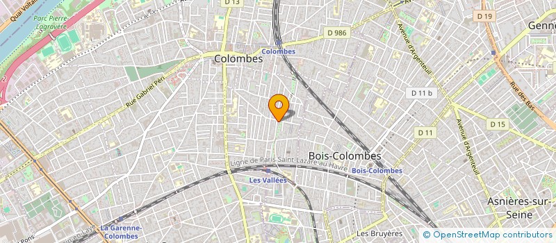 localisation de l'entreprise SCI FPW CLAIRBOIS à COLOMBES