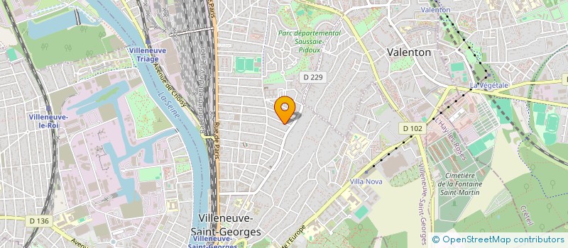 localisation de l'entreprise SCI FR  VILLENEUVE-SAINT-GEORGES