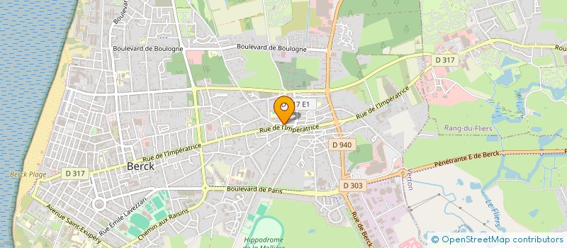 localisation de l'entreprise SCI FR MAYE à BERCK