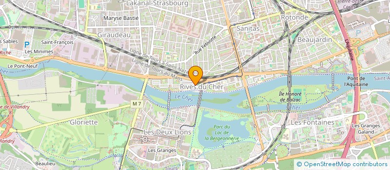 localisation de l'entreprise SCI FR ROUSSEAU  TOURS