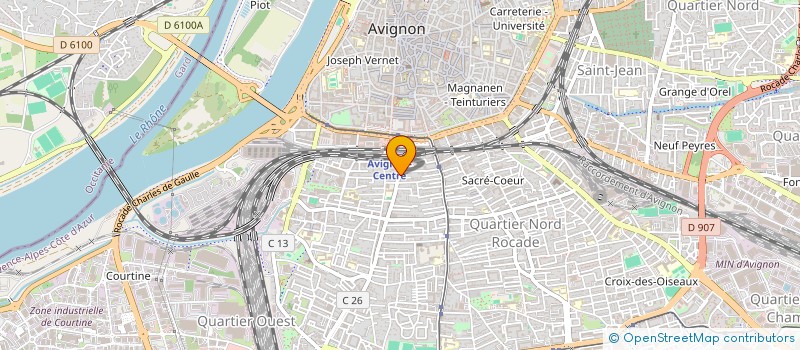 localisation de l'entreprise SCI FR-VOISIN 2015  AVIGNON