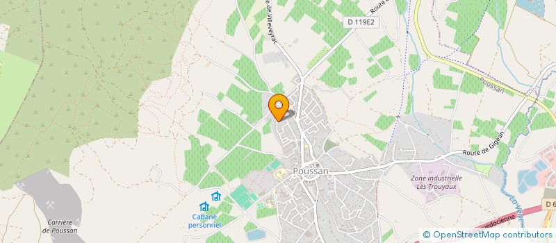 localisation de l'entreprise SCI FR2J CIVEYREL  POUSSAN