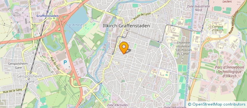 localisation de l'entreprise SCI FR30  ILLKIRCH-GRAFFENSTADEN