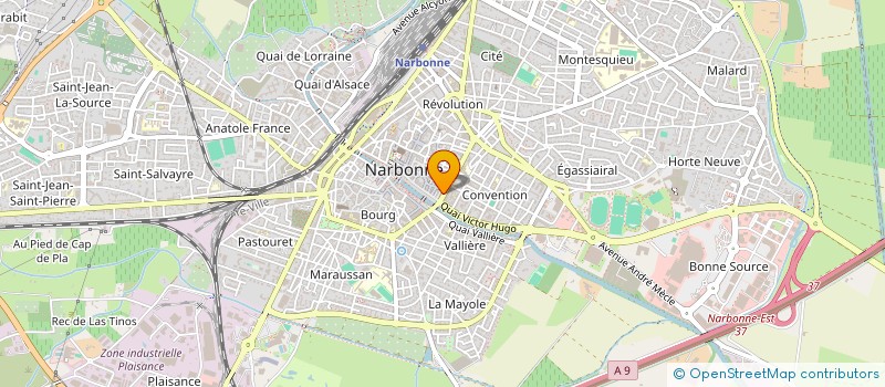 localisation de l'entreprise SCI FRA à NARBONNE