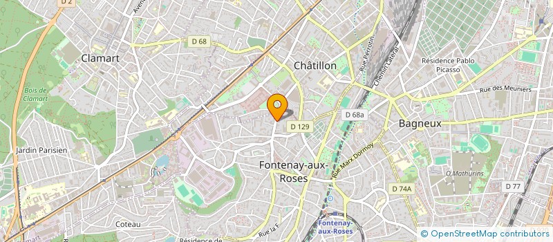 localisation de l'entreprise SCI FRA-IMMO à FONTENAY-AUX-ROSES