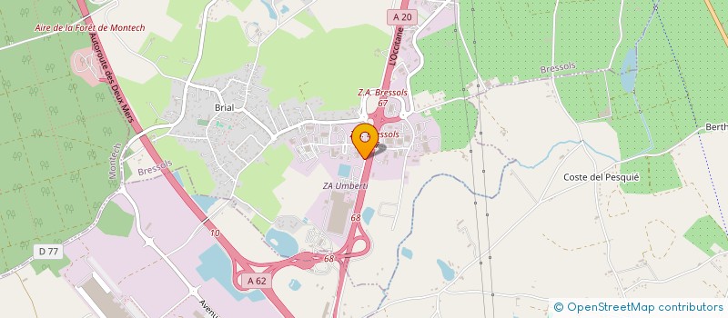 localisation de l'entreprise SCI FRABE  BRESSOLS