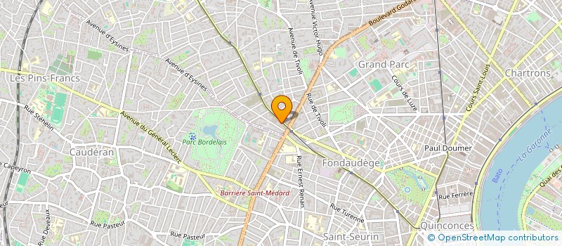 localisation de l'entreprise SCI FRABEAGUITHO  LE BOUSCAT