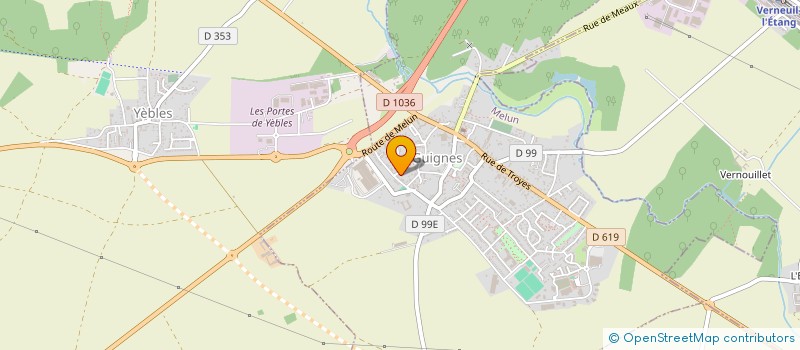 localisation de l'entreprise SCI FRABER  GUIGNES