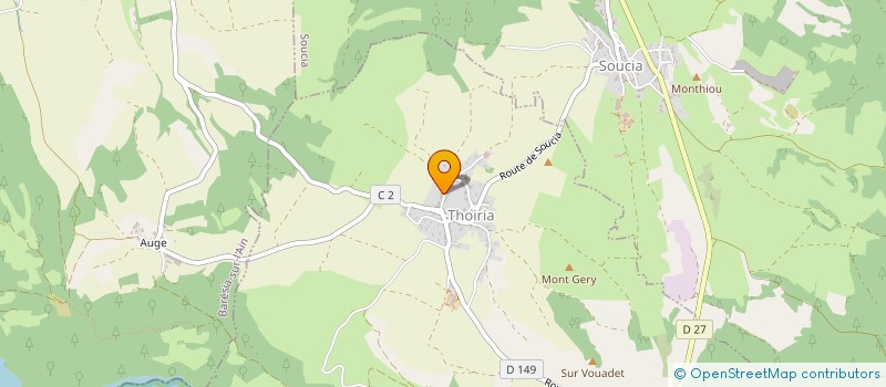 localisation de l'entreprise SCI FRABER  THOIRIA