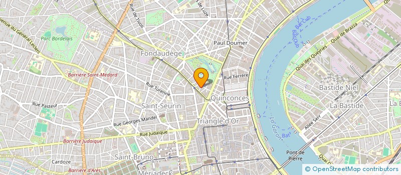 localisation de l'entreprise SCI FRACASSE à BORDEAUX