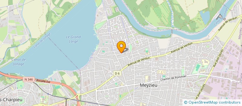 localisation de l'entreprise SCI FRACHON  MEYZIEU