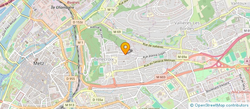localisation de l'entreprise SCI FRACHOU à SAINT-JULIEN-LES-METZ