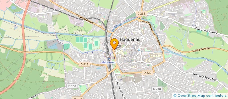 localisation de l'entreprise SCI FRADAIL IMMOBILIER  HAGUENAU