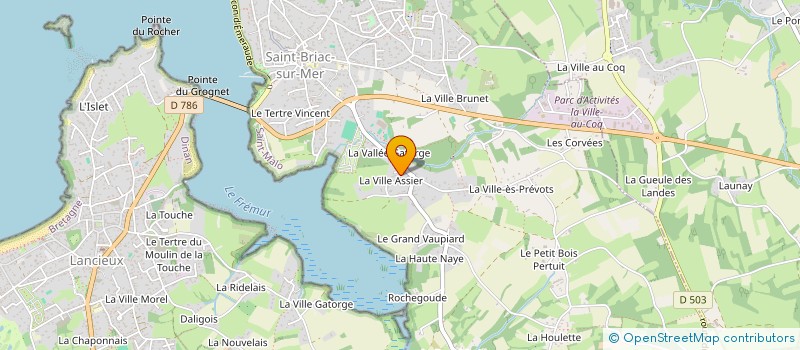 localisation de l'entreprise SCI FRADALOU  SAINT-BRIAC-SUR-MER