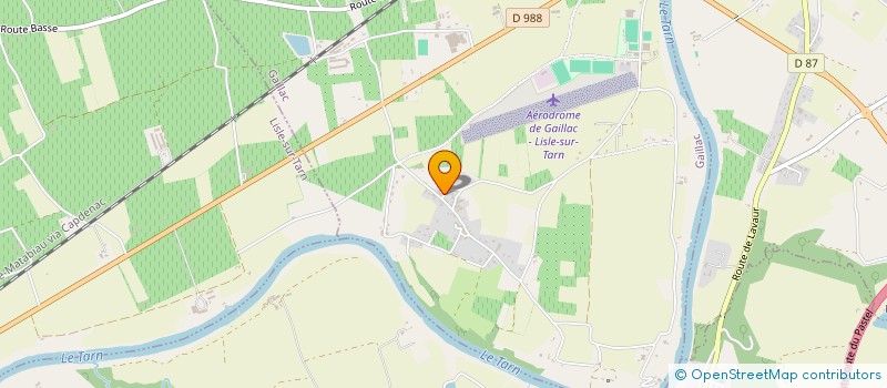 localisation de l'entreprise SCI FRADAN DE MONTEBELLO à GAILLAC
