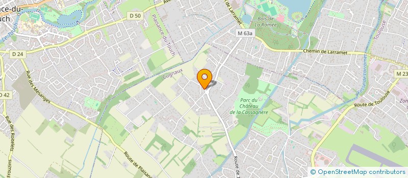 localisation de l'entreprise SCI FRADELOS  CUGNAUX