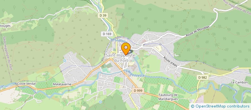 localisation de l'entreprise SCI FRADERA  SAINT-HIPPOLYTE-DU-FORT