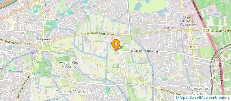 localisation de l'entreprise SCI FRADIER-ERHARD  AVIGNON