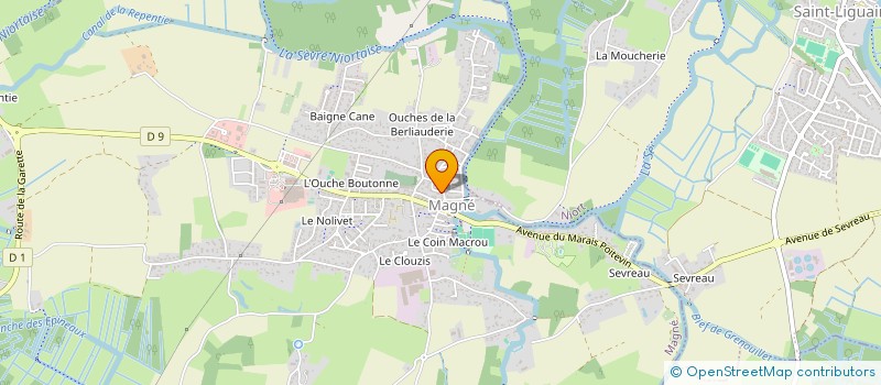 localisation de l'entreprise SCI FRADIN VIGNER  MAGNE