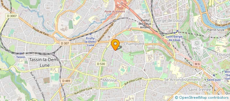 localisation de l'entreprise SCI FRAERMA  LYON