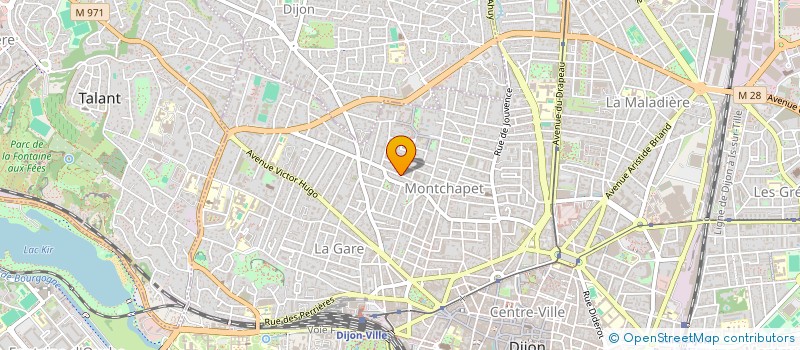 localisation de l'entreprise SCI FRAF à DIJON