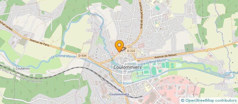 localisation de l'entreprise SCI FRAFIL  COULOMMIERS