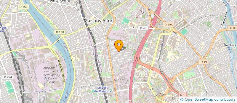 localisation de l'entreprise SCI FRAG à MAISONS-ALFORT