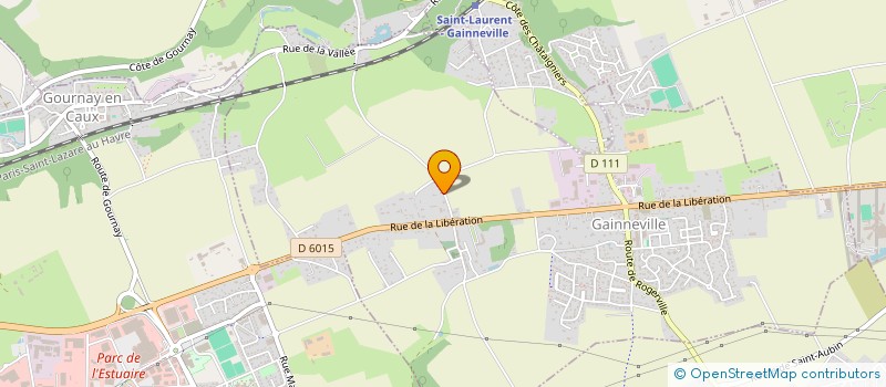 localisation de l'entreprise SCI FRAGEENOLD  GAINNEVILLE