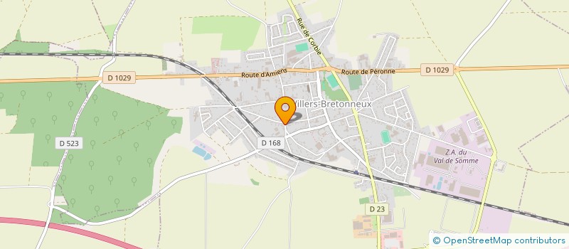 localisation de l'entreprise SCI FRAGEM à VILLERS-BRETONNEUX
