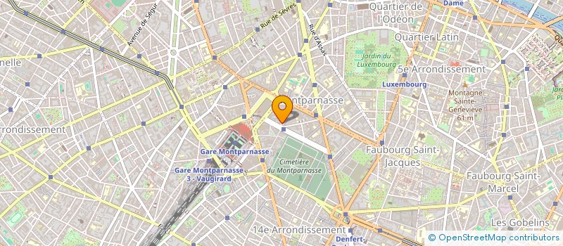 localisation de l'entreprise SCI FRAGEO  PARIS