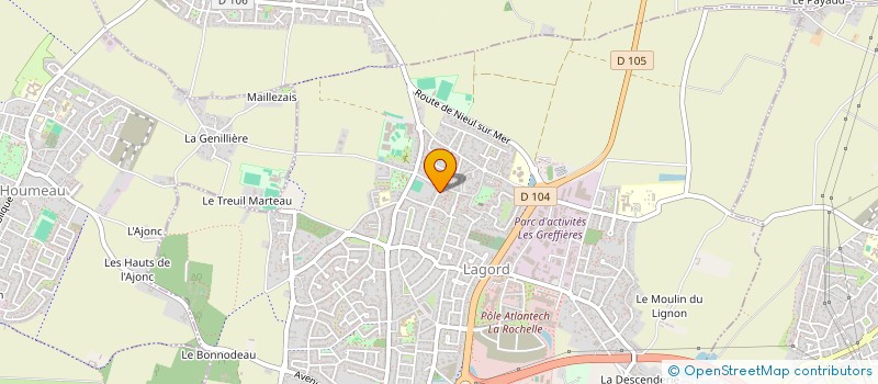 localisation de l'entreprise SCI FRAGNES  LAGORD