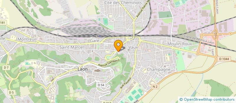 localisation de l'entreprise SCI FRAGNY à LAON