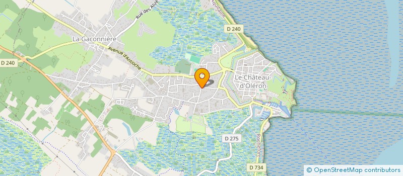 localisation de l'entreprise SCI FRAGO  LE CHATEAU-D'OLERON