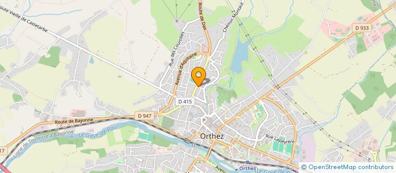 localisation de l'entreprise SCI FRAGOL  ORTHEZ