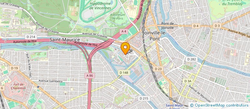 localisation de l'entreprise SCI FRAGONARD à SAINT-MAURICE