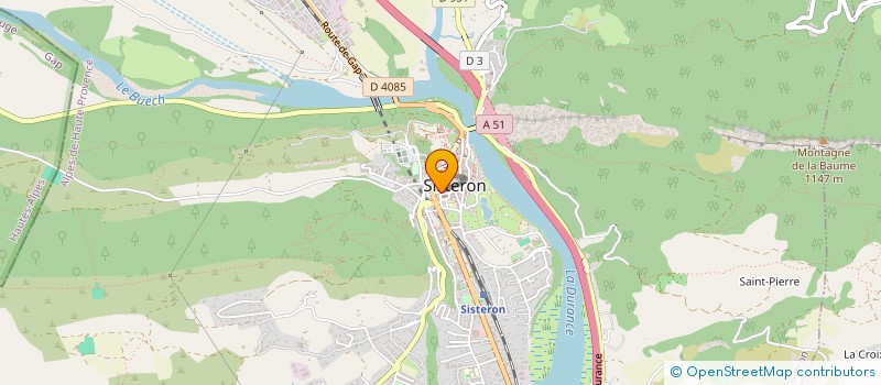 localisation de l'entreprise SCI FRAGRANCE  SISTERON