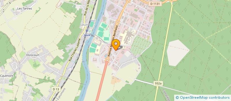 localisation de l'entreprise SCI FRAGREMA  LACROIX-SAINT-OUEN