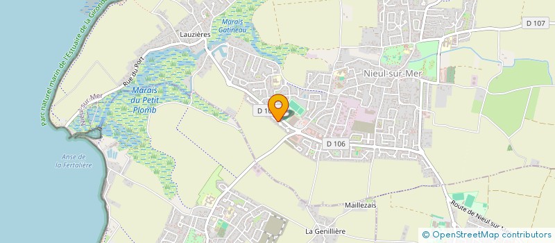 localisation de l'entreprise SCI FRAHELAUD  NIEUL-SUR-MER