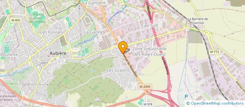 localisation de l'entreprise SCI FRAIDY  AUBIERE