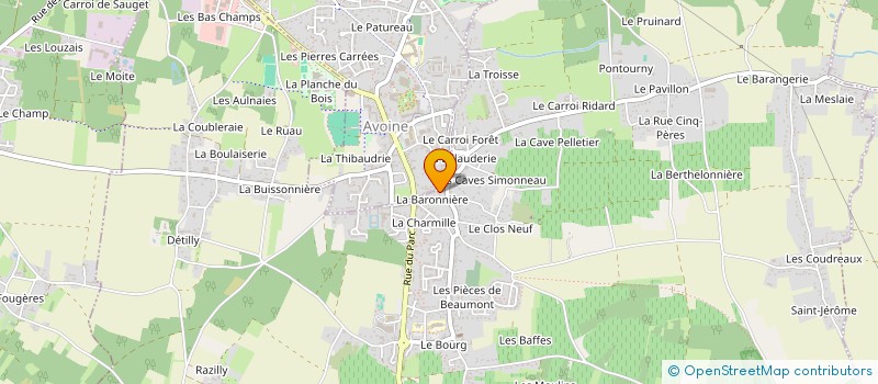 localisation de l'entreprise SCI FRAILLON  BEAUMONT-EN-VERON