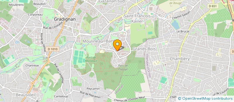 localisation de l'entreprise SCI FRAINENEROC  GRADIGNAN