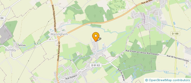 localisation de l'entreprise SCI FRAISA LOC  MAZINGHEM