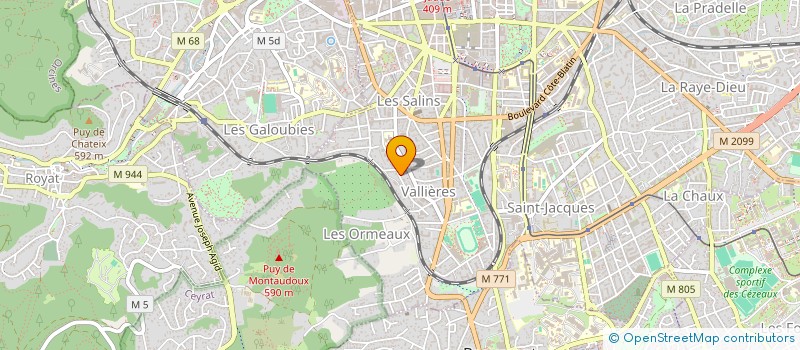 localisation de l'entreprise SCI FRAISE AND CO  CLERMONT-FERRAND