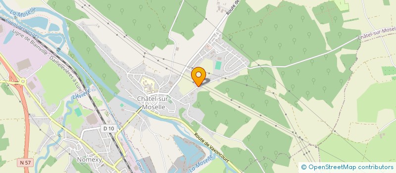 localisation de l'entreprise SCI FRAISEAU  CHATEL-SUR-MOSELLE