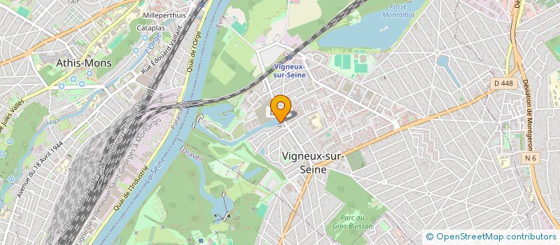 localisation de l'entreprise SCI FRAISI à VIGNEUX-SUR-SEINE