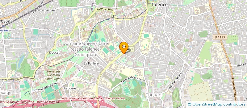 localisation de l'entreprise SCI FRAISSE  TALENCE