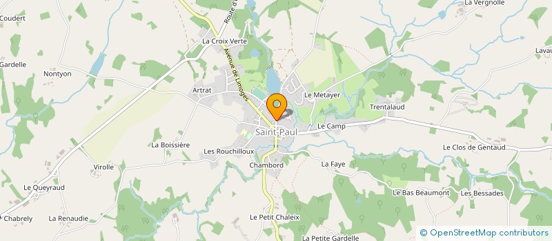 localisation de l'entreprise SCI FRAISSEIX  SAINT-PAUL