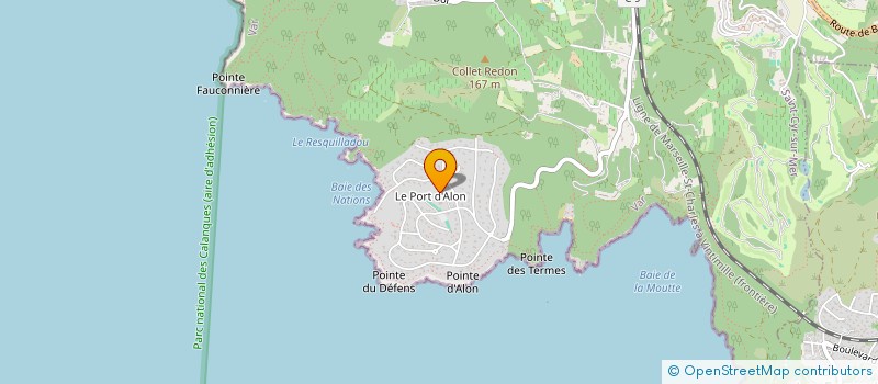 localisation de l'entreprise SCI FRAJAPA à SAINT-CYR-SUR-MER