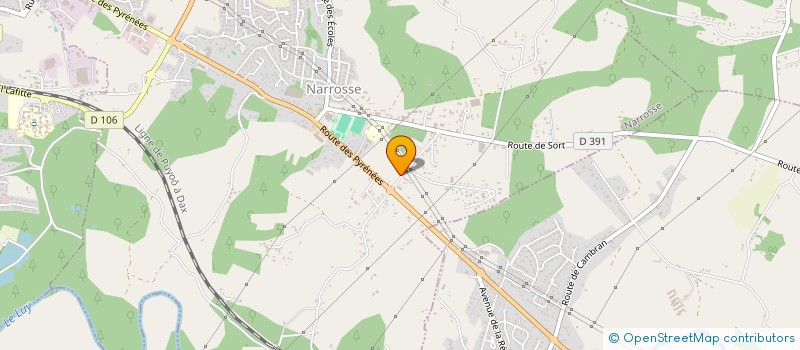 localisation de l'entreprise SCI FRAJUL  NARROSSE