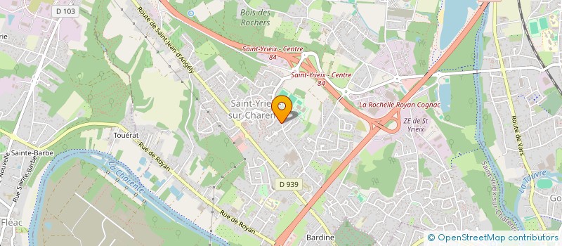 localisation de l'entreprise SCI FRAKARJER  SAINT-YRIEIX-SUR-CHARENTE